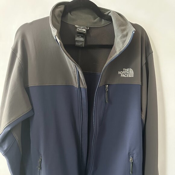 Grey & Blue North Face Large Men's Jacket - Picture 2 of 15
